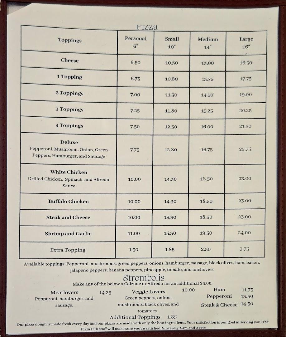 Pizza Pub - Clarksville, VA