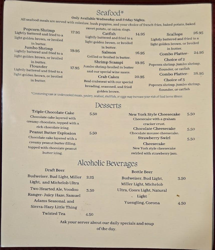 Pizza Pub - Clarksville, VA Menu image 3