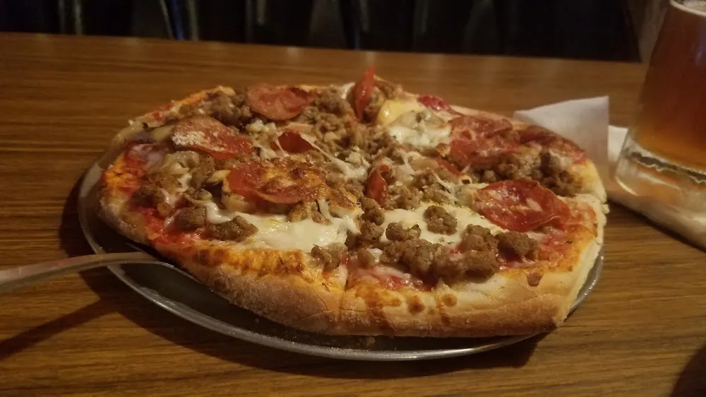 Pepperoni Sausage and Mushroom Pizza Small